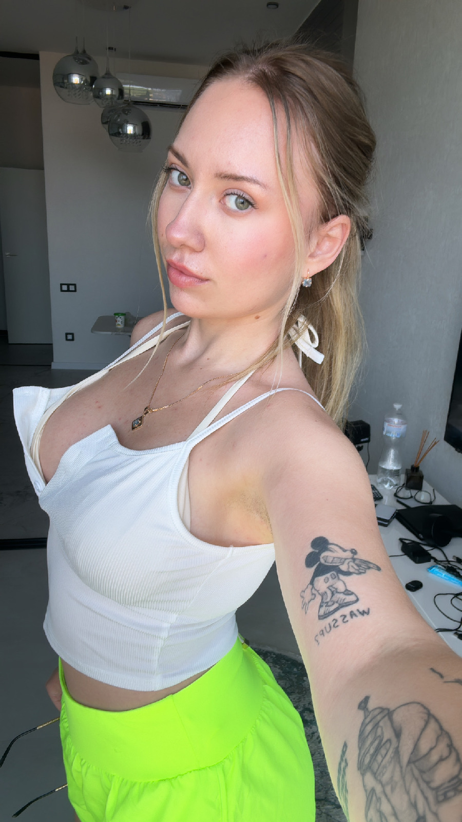 KateV in her underwear in Sakai