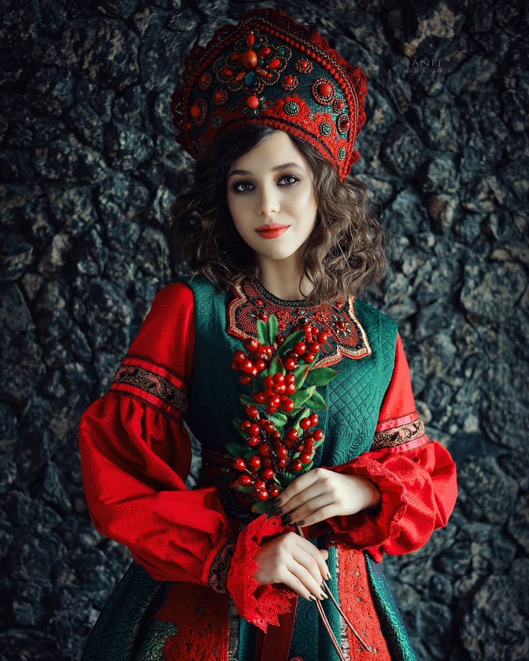 Nude girl Women in Slavic costumes in Sakai